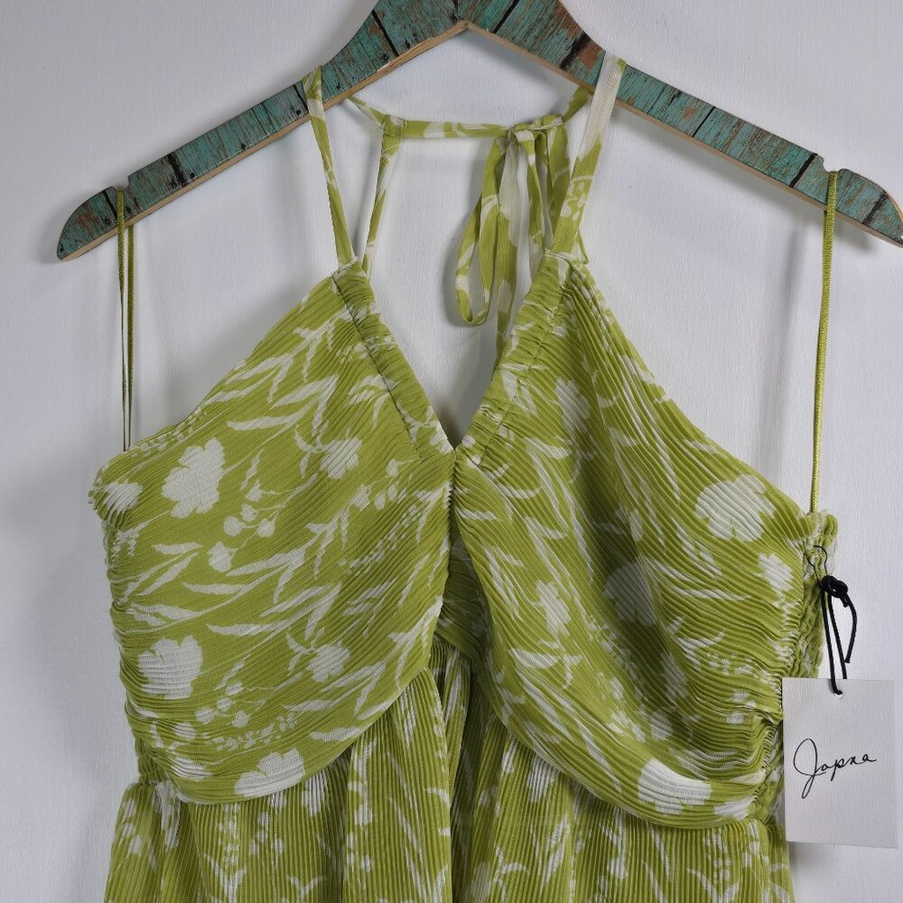 Japna Cropped Tie Behind Full Accordian Pleat Triangle Cup - Picture 2 of 10